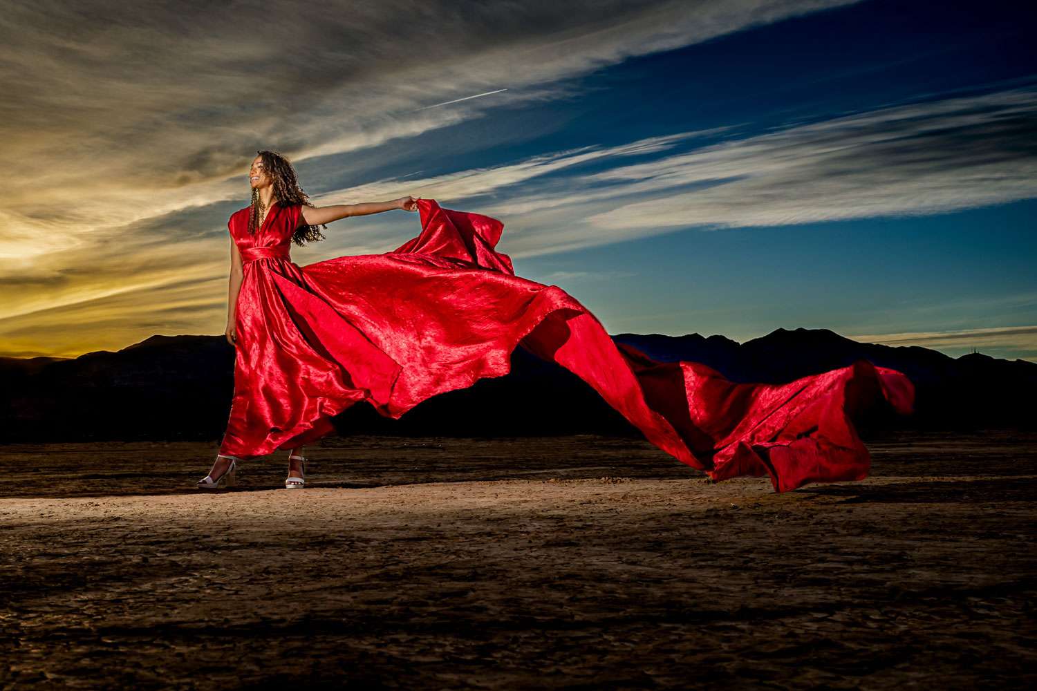 Flying Dress Shoot