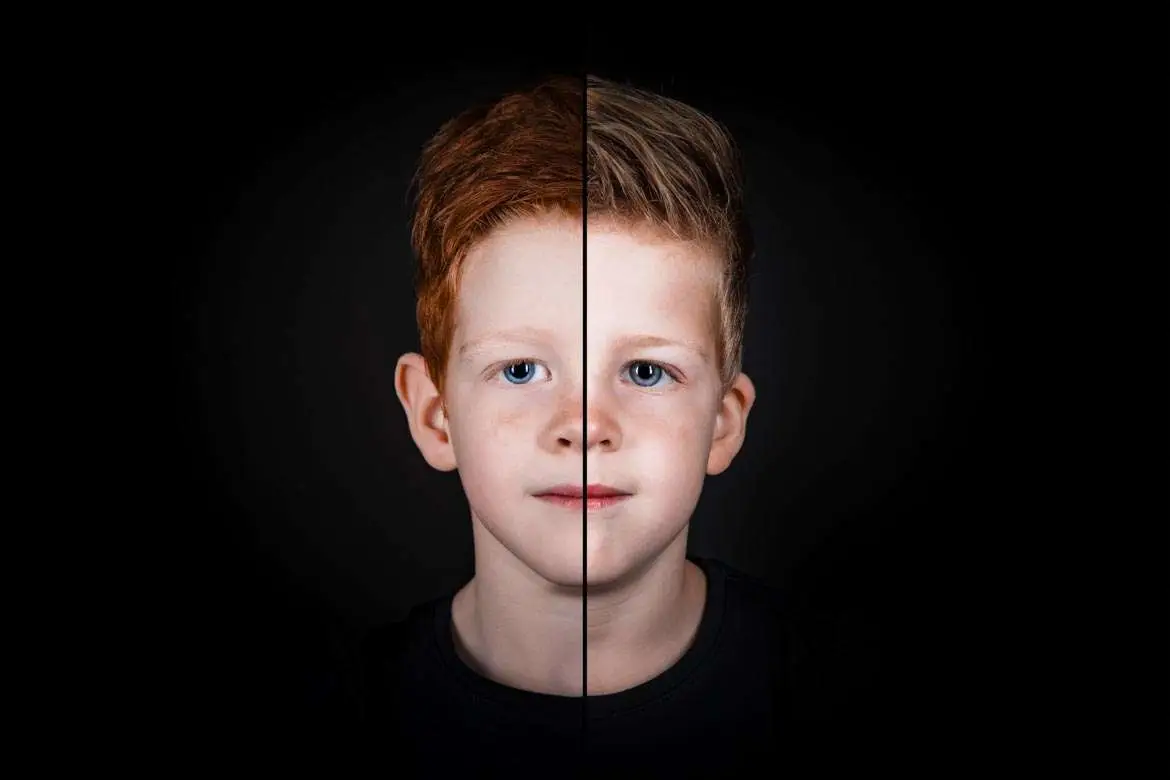 2 in 1 Portret twee broers