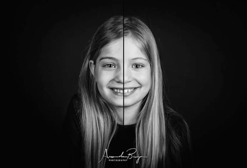 Twee Zussen, Eén Gezicht – Een Fusion Duo vol Zusterliefde Zussen delen vaak meer dan alleen DNA. Ze delen herinneringen, geheimen, blikken die alles zeggen zonder woorden. Met een Fusion Duo Portret van twee zussen vangen we precies dat: de onzichtbare band die jullie verbindt, zichtbaar gemaakt in één gezicht. Of jullie nu onafscheidelijk zijn of elkaar alleen op bijzondere momenten zien, het eindresultaat is altijd persoonlijk en krachtig. Jullie twee afzonderlijke portretten worden samengesmolten tot één kunstwerk – één gezicht waarin gelijkenissen oplichten en verschillen elkaar juist versterken. De combinatie van jullie gelaatstrekken zorgt voor een beeld dat blijft intrigeren. Tijdens de fotosessie is er ruimte voor jullie verhaal. Misschien lachen jullie om jeugdherinneringen of worden jullie juist geraakt door hoe bijzonder deze band is. Dat gevoel zie je terug in het eindresultaat. Het is een kunstwerk dat niet alleen aan de muur hangt, maar ook een stukje van jullie samen vertelt. Een Fusion Duo Portret van zussen is meer dan een foto. Het is een ode aan zusterliefde, aan het verleden dat jullie delen en de toekomst die jullie samen dragen. Voor altijd samen – in beeld én in hart.